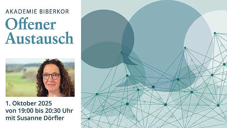 Infoplakat für den Offenen Austausch mit Susanne Dörfler