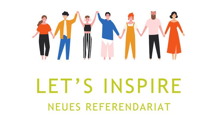 Plakat mit Ankündigung zum Event Let's Inspire