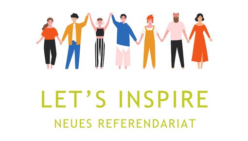 Plakat mit Ankündigung zum Event Let's Inspire